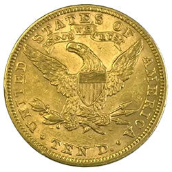 Old US Liberty Eagle Gold Coin Bezels