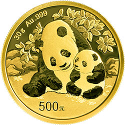 Chinese Panda Gold Coin Bezels