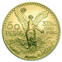 Mexican Peso Gold Coin Bezels